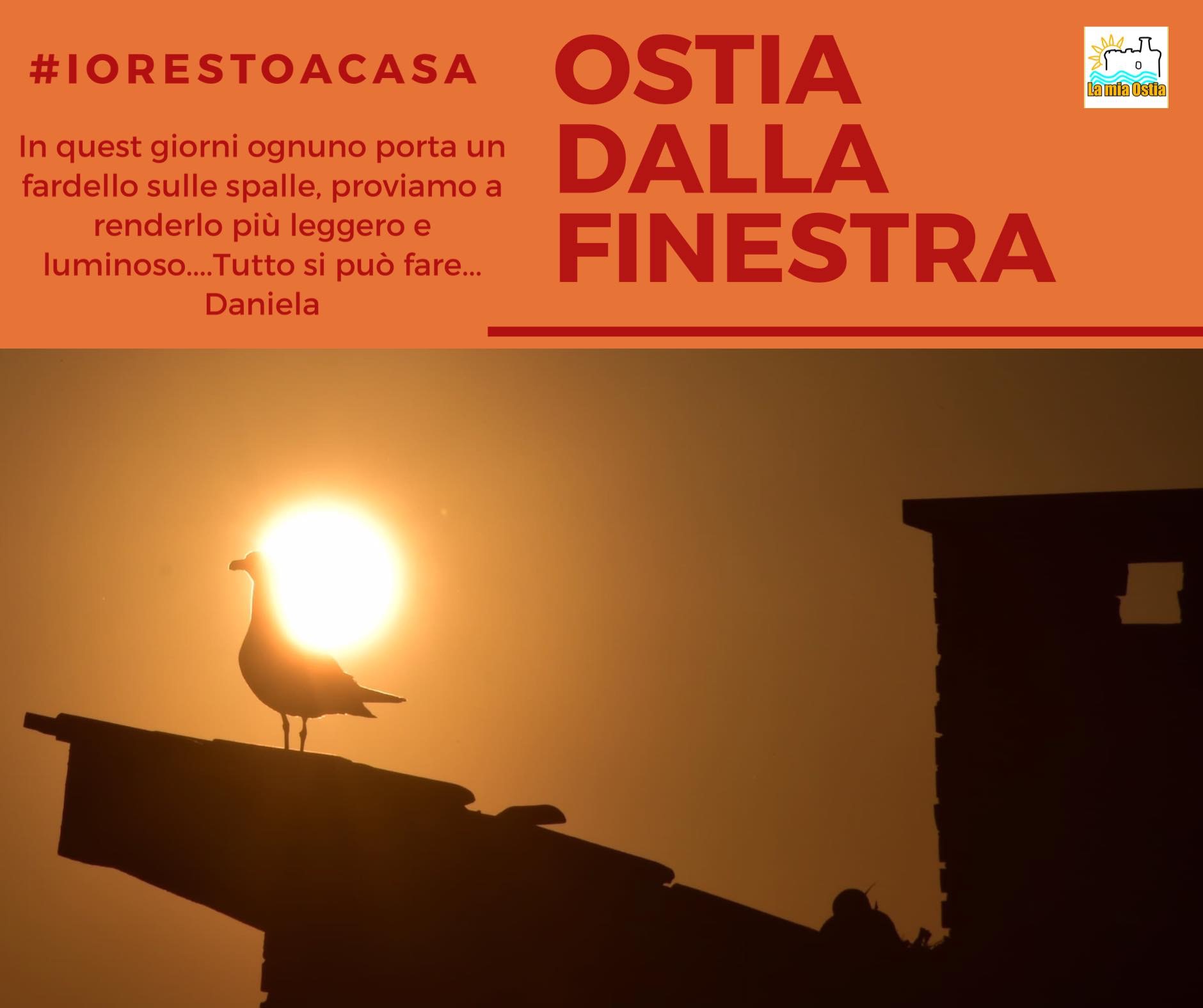 Ostia dalla finestra: mese di aprile